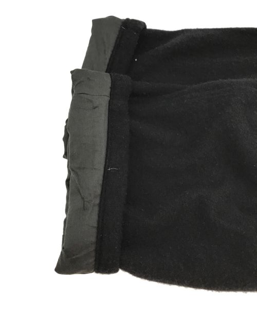 COMOLI（コモリ）COMOLI (コモリ) 縮絨ウール 6Pパンツ ブラック サイズ:3の古着・服飾アイテム