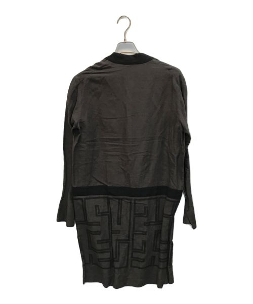 m's braque（エムズブラック）m's braque (エムズブラック) リネンブレンドコート グレー サイズ:38の古着・服飾アイテム