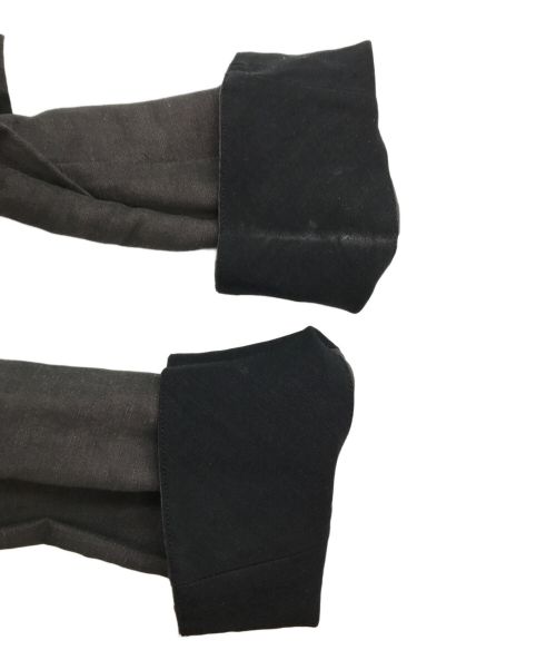 m's braque（エムズブラック）m's braque (エムズブラック) リネンブレンドコート グレー サイズ:38の古着・服飾アイテム