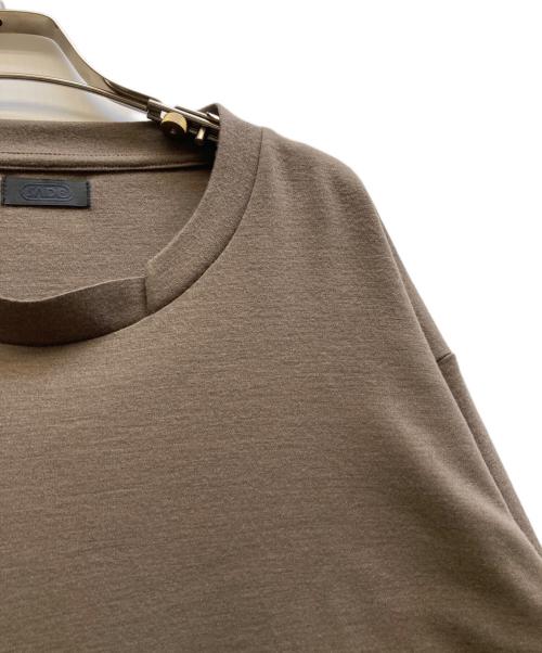 SADE（シャーデー）SADE (シャーデー) ウールジャージーカットソー ブラウン サイズ:3の古着・服飾アイテム
