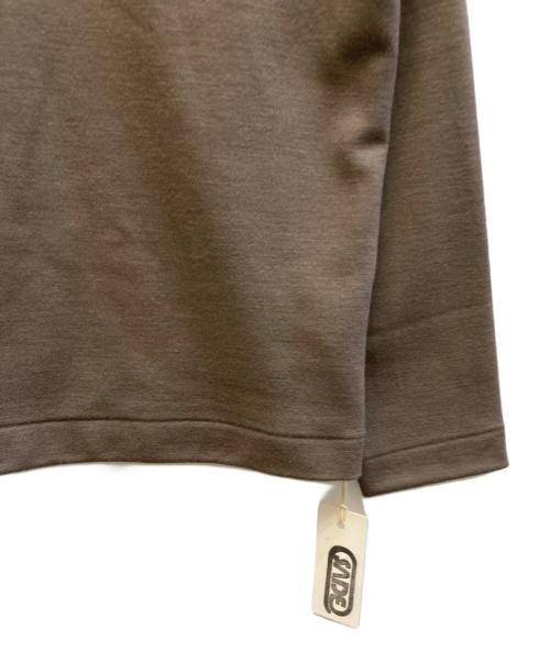 SADE（シャーデー）SADE (シャーデー) ウールジャージーカットソー ブラウン サイズ:3の古着・服飾アイテム