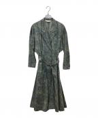 Burberry'sバーバリーズ）の古着「ペイズリーワンピース」｜スカイブルー