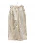BEAUTY&YOUTH (ビューティーアンドユース) ナイロンドローストスカート アイボリー サイズ:M：3980円