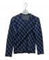 COMME des GARCONS HOMME PLUS EVER GREEN（コムデギャルソンオムプリュス エバーグリーン）の古着「ラインデザインチェックカットソー」｜ブルー
