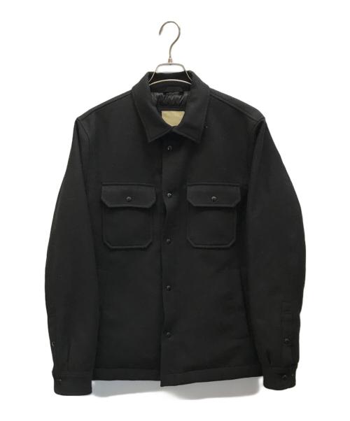 WOOLRICH（ウールリッチ）WOOLRICH (ウールリッチ) ALASKAN WOOL OVERSHIRT ブラック サイズ:Ｍの古着・服飾アイテム