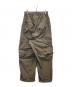 MAISON SPECIAL (メゾンスペシャル) ROYAL AIR VENTILE Wide Cargo Pants オリーブ：6000円
