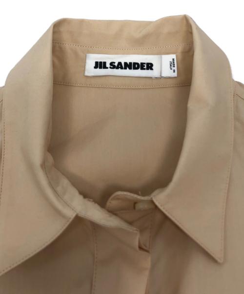 JIL SANDER（ジルサンダー）JIL SANDER (ジルサンダー) シャツワンピース/WO242000 ベージュ サイズ:Sの古着・服飾アイテム