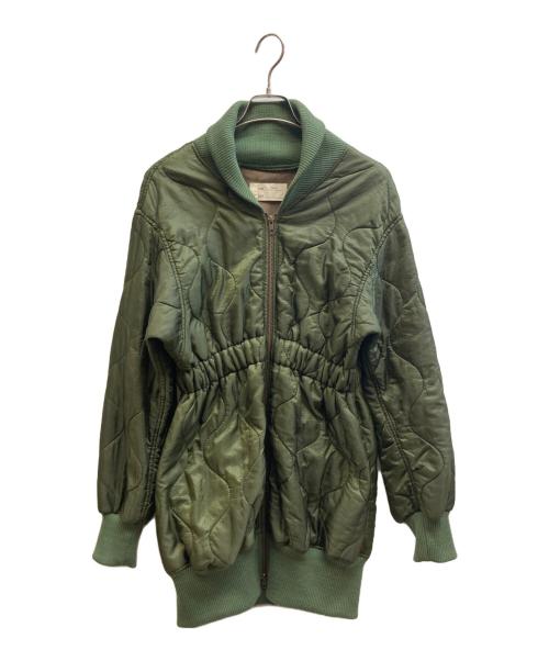 77circa（ナナナナサーカ）77circa (ナナナナサーカ) リメイクキルティングジャケット オリーブ サイズ:Freeの古着・服飾アイテム