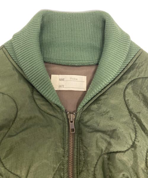 77circa（ナナナナサーカ）77circa (ナナナナサーカ) リメイクキルティングジャケット オリーブ サイズ:Freeの古着・服飾アイテム