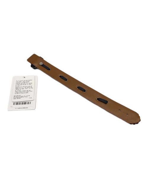 TOGA VIRILIS（トーガ ビリリース）TOGA VIRILIS (トーガ ビリリース) メタルレザーバングル ブラウン サイズ:ONE 未使用品の古着・服飾アイテム