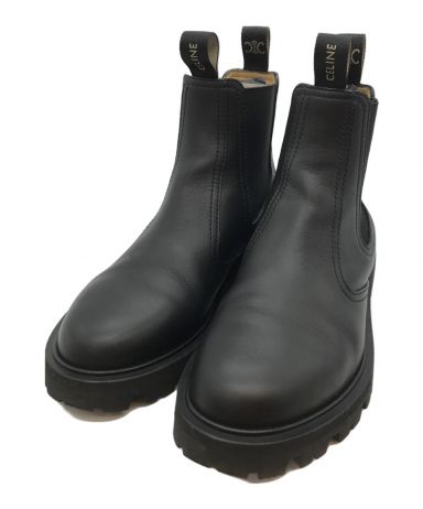 【美品】CELINE セリーヌ マーガレット アンクルブーツ ブラウン 36 中古・古着通販】CELINE (セリーヌ) マーガレット チェルシーブーツ
