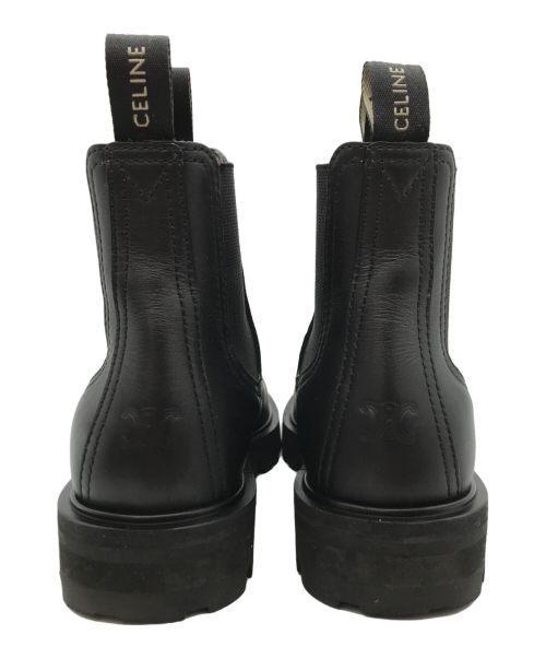 CELINE（セリーヌ）CELINE (セリーヌ) マーガレット チェルシーブーツ / カーフスキン ブラック サイズ:36の古着・服飾アイテム