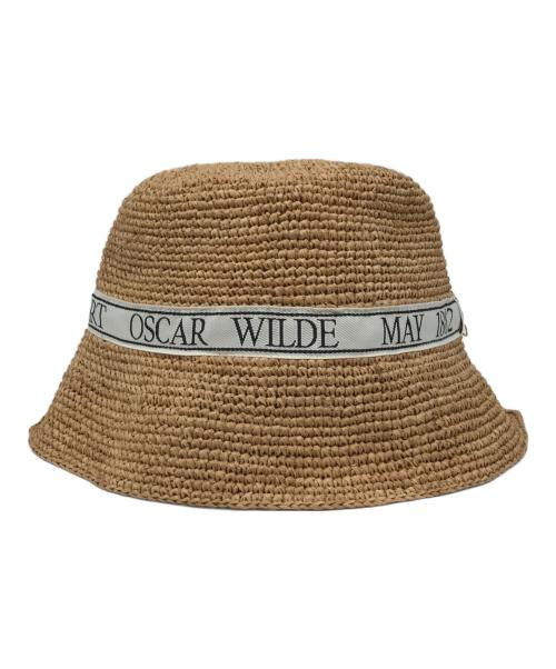 J.W.ANDERSON（ジェイダブリューアンダーソン）J.W.ANDERSON (ジェイダブリューアンダーソン) OSCAR WILDE ASYMMETRIC BUCKET HAT ナチュラル サイズ:60の古着・服飾アイテム