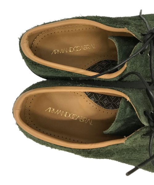 ARMANDO CABRAL（アルマンドカブラル）ARMANDO CABRAL (アルマンドカブラル) スエードオックスフォードシューズ グリーン サイズ:43の古着・服飾アイテム