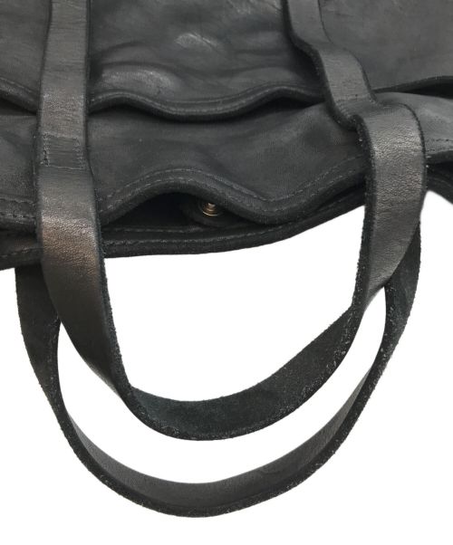 GUIDI（グイディ）GUIDI (グイディ) SOFT HORSE FULL GRAIN SMALL TOTE BAG ブラックの古着・服飾アイテム