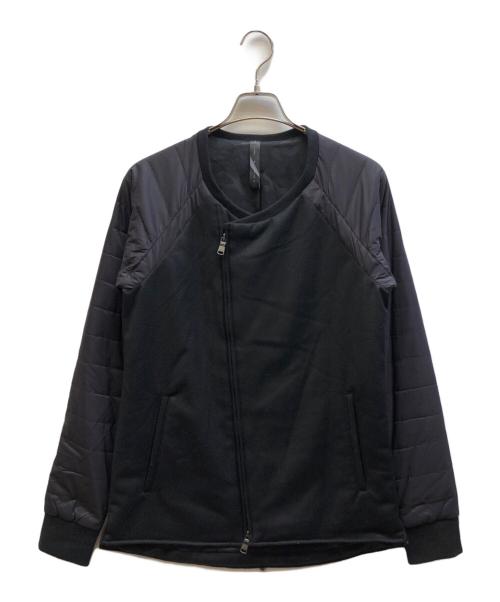 wjk（ダブルジェイケー）wjk (ダブルジェイケー) 素材切替MA-1 ブラック サイズ:Mの古着・服飾アイテム