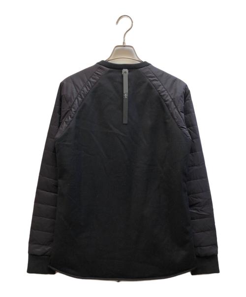 wjk（ダブルジェイケー）wjk (ダブルジェイケー) 素材切替MA-1 ブラック サイズ:Mの古着・服飾アイテム