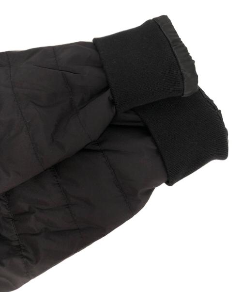 wjk（ダブルジェイケー）wjk (ダブルジェイケー) 素材切替MA-1 ブラック サイズ:Mの古着・服飾アイテム