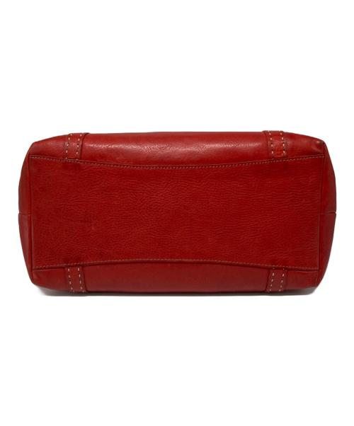 genten（ゲンテン）genten (ゲンテン) レザーバッグ レッドの古着・服飾アイテム