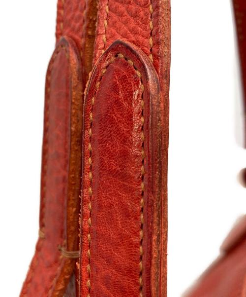 genten（ゲンテン）genten (ゲンテン) レザーバッグ レッドの古着・服飾アイテム