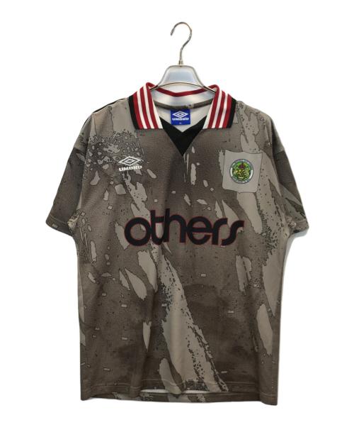 UMBRO（アンブロ）UMBRO (アンブロ) BAL SOCCER JERSEY ブラウン サイズ:XLの古着・服飾アイテム