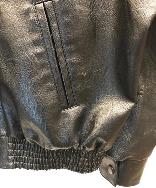 A FEW GOOD KIDS（アフューグッドキッズ）A FEW GOOD KIDS (アフューグッドキッズ) フェイクレザースタジャン ブラック サイズ:XLの古着・服飾アイテム