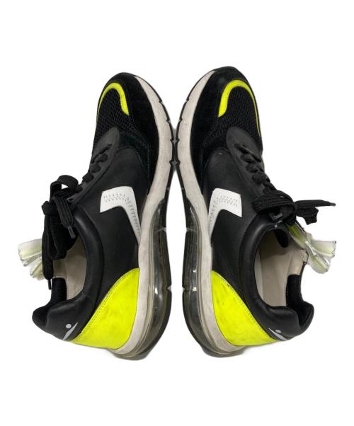 VOILE BLANCHE（ボイルブランシェ）VOILE BLANCHE (ボイルブランシェ) レザーコンビローカットスニーカー ブラック サイズ:42の古着・服飾アイテム