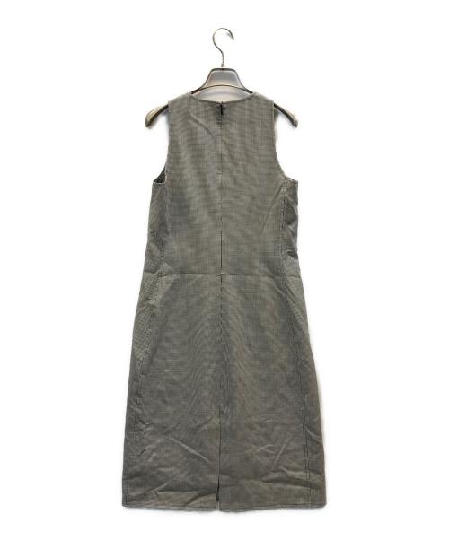 POLO RALPH LAUREN（ポロ・ラルフローレン）POLO RALPH LAUREN (ポロ・ラルフローレン) ポシハウンドトゥースAラインドレス グレー サイズ:4の古着・服飾アイテム