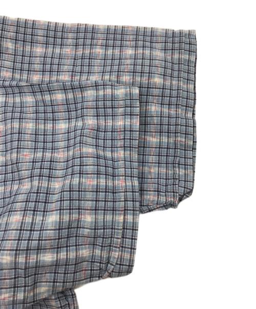 RRL（ダブルアールエル）RRL (ダブルアールエル) S/Sオープンカラーシャツ ブルー サイズ:Mの古着・服飾アイテム