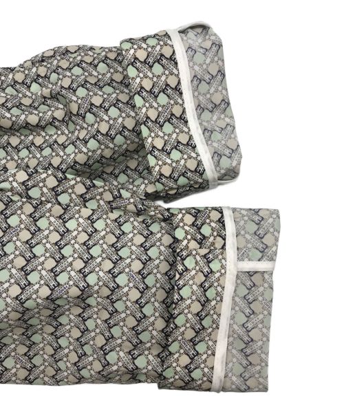 FENDI（フェンディ）FENDI (フェンディ) 総柄ナイロンコート グリーン サイズ:38の古着・服飾アイテム