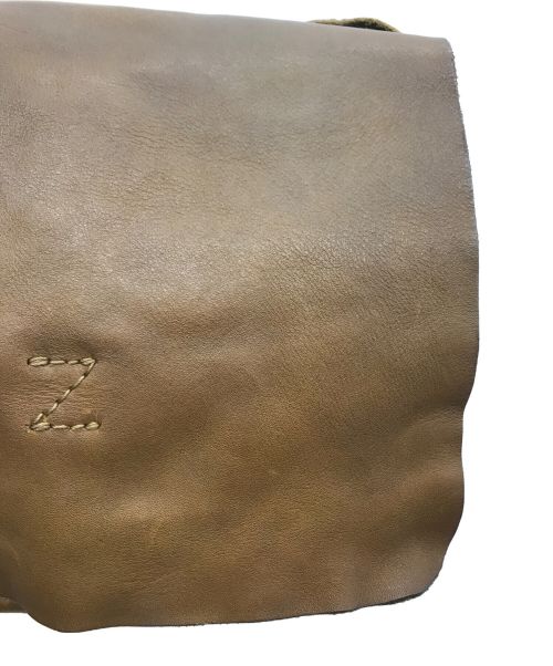 Herz（ヘルツ）Herz (ヘルツ) ソフトショルダーバッグ ブラウンの古着・服飾アイテム