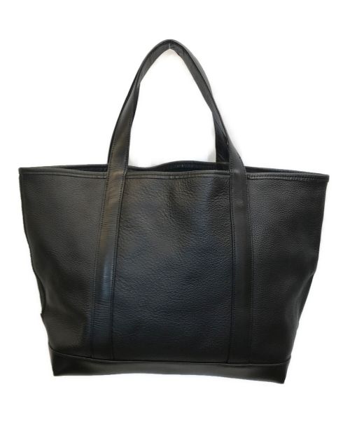 KIJI（キジ）KIJI (キジ) レザートートバッグ ブラックの古着・服飾アイテム