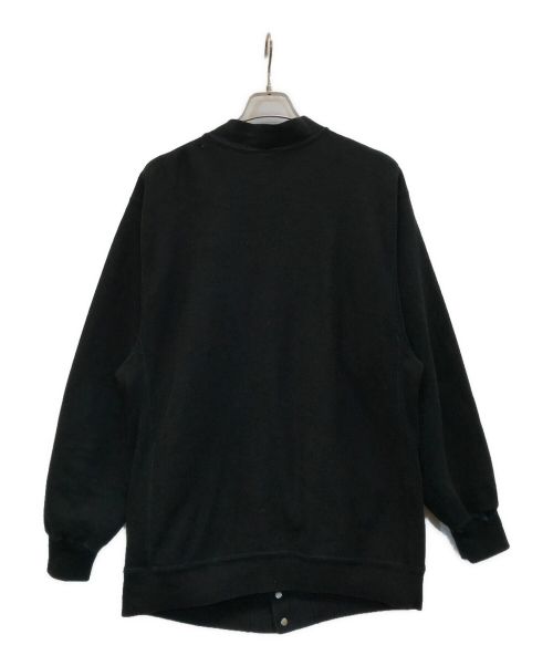 Champion REVERSE WEAVE（チャンピオン リバース ウィーブ）Champion REVERSE WEAVE (チャンピオン リバース ウィーブ) 90’S スナップボタンスウェットカーディガン ブラック サイズ:XLの古着・服飾アイテム