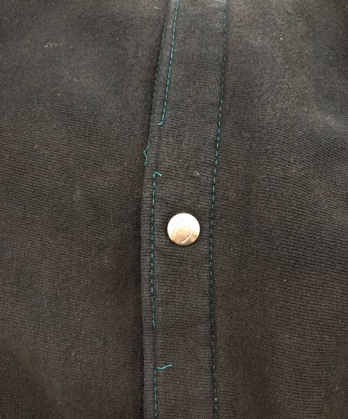 Champion REVERSE WEAVE（チャンピオン リバース ウィーブ）Champion REVERSE WEAVE (チャンピオン リバース ウィーブ) 90’S スナップボタンスウェットカーディガン ブラック サイズ:XLの古着・服飾アイテム