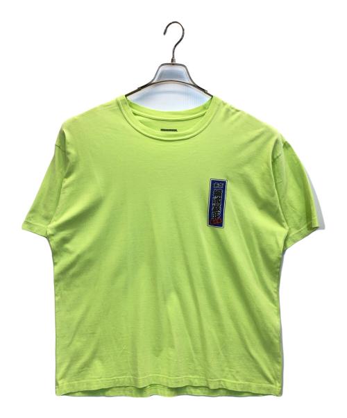 NEIGHBORHOOD（ネイバーフッド）NEIGHBORHOOD (ネイバーフッド) 禰威暴亜 プリントTシャツ グリーン サイズ:Lの古着・服飾アイテム