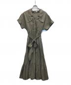 HER LIP TOハーリップトゥ）の古着「Day Dreaming Long Shirt Dress」｜ブラウン