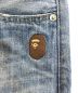 中古・古着 A BATHING APE (アベイシングエイプ) ワンポイントデニムパンツ インディゴ サイズ:L：9000円
