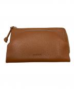 MARROWマロウ）の古着「FRAME PURSE WALLET」｜ブラウン