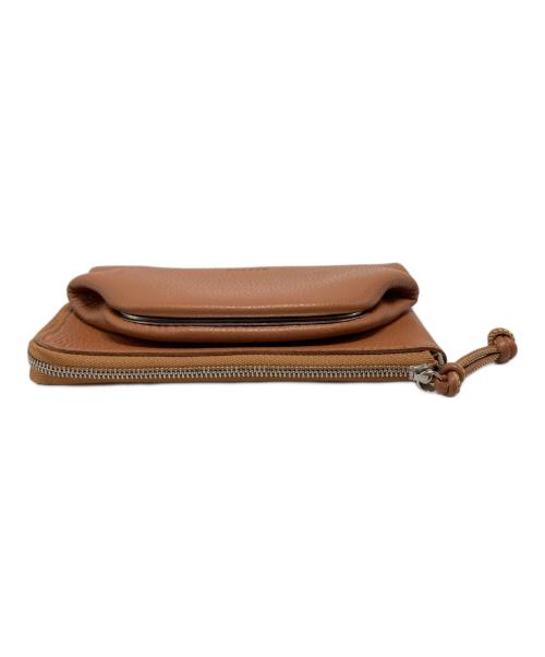 MARROW（マロウ）MARROW (マロウ) FRAME PURSE WALLET ブラウン サイズ:₋の古着・服飾アイテム