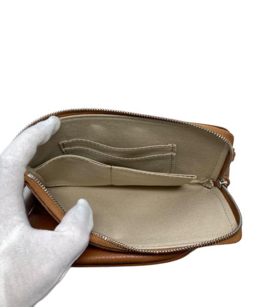 MARROW（マロウ）MARROW (マロウ) FRAME PURSE WALLET ブラウン サイズ:₋の古着・服飾アイテム