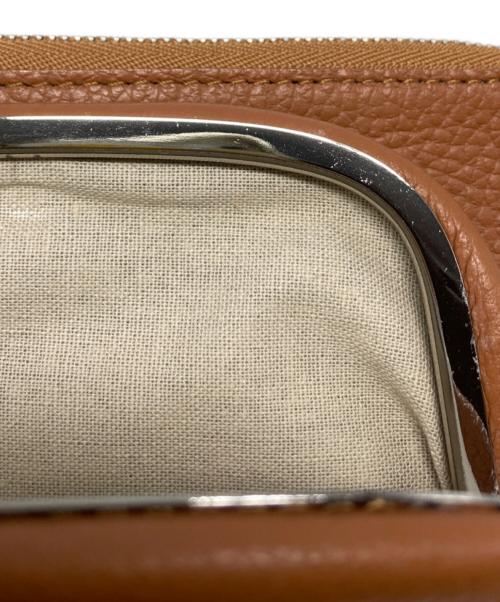MARROW（マロウ）MARROW (マロウ) FRAME PURSE WALLET ブラウン サイズ:₋の古着・服飾アイテム