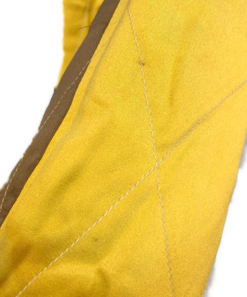 東洋エンタープライズ（トウヨウエンタープライズ）東洋エンタープライズ (トウヨウエンタープライズ) 別珍×サテンキルト リバーシブルスカジャン ブラウン×イエロー サイズ:Lの古着・服飾アイテム