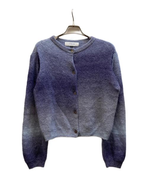 LE CIEL BLEU（ルシェルブルー）LE CIEL BLEU (ルシェルブルー) Gradation Mohair Cardigan パープル サイズ:36の古着・服飾アイテム