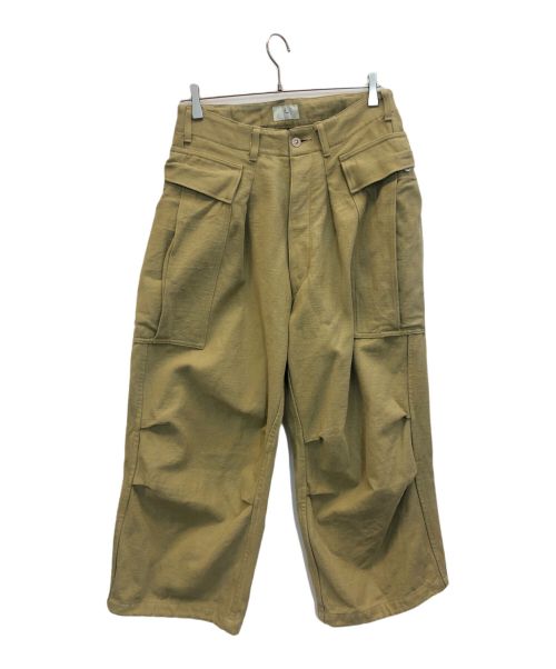 HERILL（ヘリル）HERILL (ヘリル) Denim Cargo Pants ベージュ サイズ:1の古着・服飾アイテム