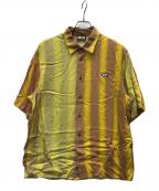 DIESELディーゼル）の古着「DロゴS/Sシャツ」｜イエロー