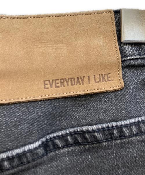 EVERYDAY I LIKE.（エヴリデイ アイ ライク）EVERYDAY I LIKE. (エヴリデイ アイ ライク) ハイウエスト デニム ブラック サイズ:38の古着・服飾アイテム