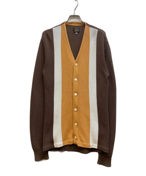 Needles（ニードルズ）Needles (ニードルズ) V Neck Cardigan ブラウン サイズ:Mの古着・服飾アイテム