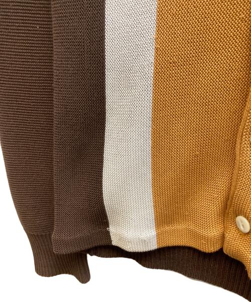 Needles（ニードルズ）Needles (ニードルズ) V Neck Cardigan ブラウン サイズ:Mの古着・服飾アイテム