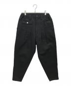 EESETT&Coイーセットアンドコー）の古着「タックワイドパンツ」｜ブラック