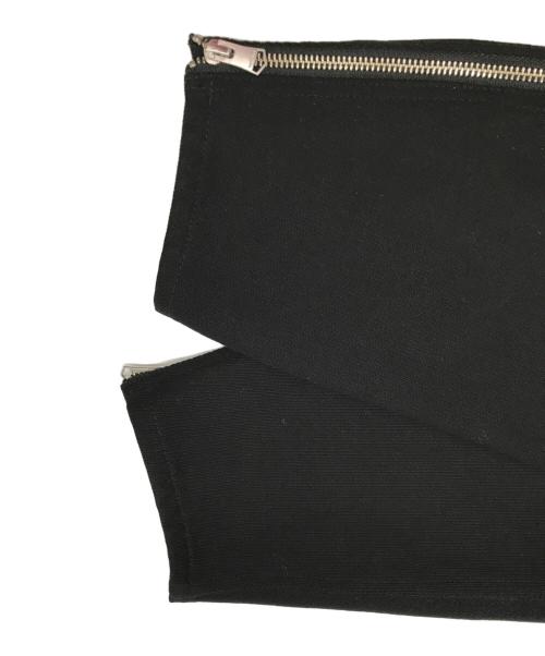 EESETT&Co（イーセットアンドコー）EESETT&Co (イーセットアンドコー) タックワイドパンツ ブラック サイズ:28の古着・服飾アイテム